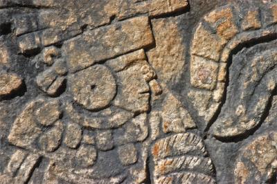 Chichen Itza Wall Detail