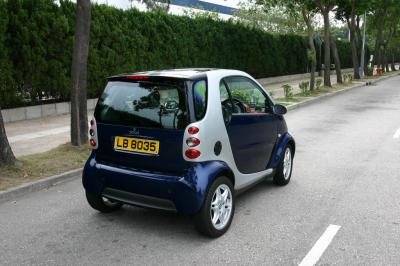 2003 Smart City Coupe Passion MkVII 700cc Rear View