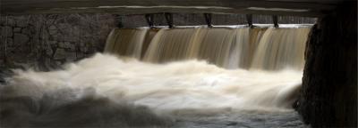 Waterfall at Russels Mills Pond