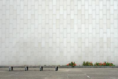 Large White Wall  by Jeff Aragaki