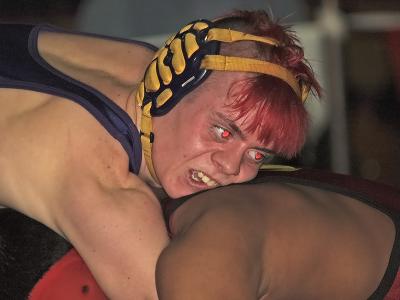 6th Place A Crazed Wrestler -Red Eye Works If You've Got the Hair! by: KimR
