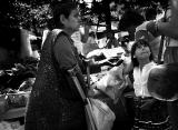 Market in a small town in Portugal