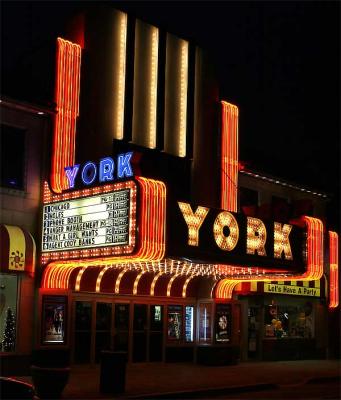 York Theater lights