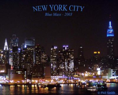 NYC - ESB in Blue
