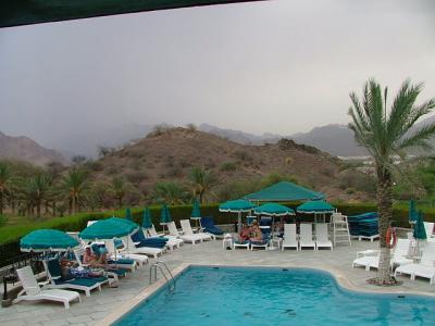  Hatta Fort Hotel - storm brewing