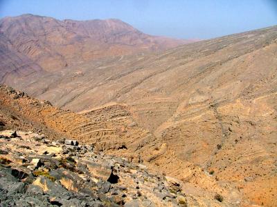 A view from the abandoned village.