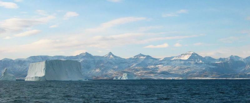 Big Iceberg in a Big Fjord