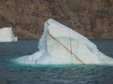 Iceberg with Flat Dusty Layer