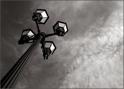 Street lamps...