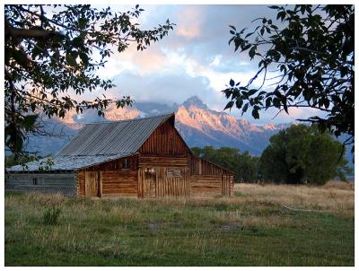 Sunrise on Mormon Row