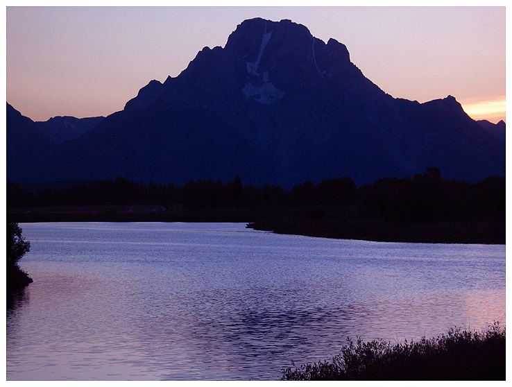 Oxbow Bend Sunset