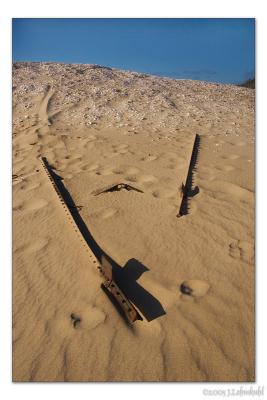 NO Trespassing signs fell down...