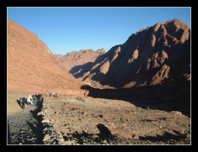 Approach to St Katherines Monestary, Sinai