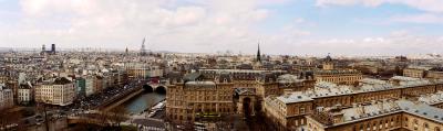 panoramic from Notre Dame