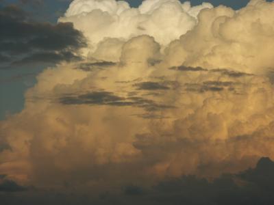 great big clouds but no rain