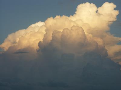 great big clouds but no rain