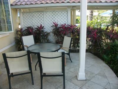 our patio and patio furniture
