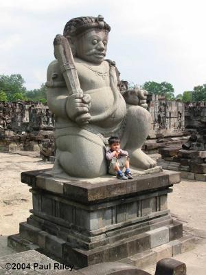 Jaya at Prambanan - May 2002