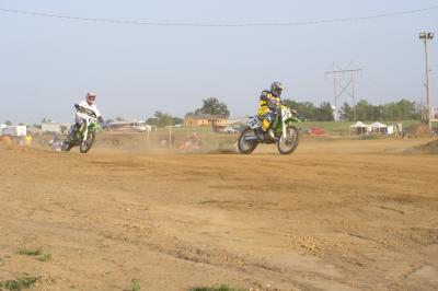 Josh (#67) at Moberly, MO TT Race in August, 2003