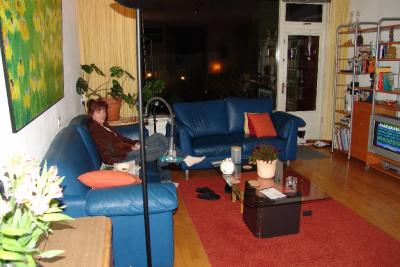 Sitting corner seen from the staircase