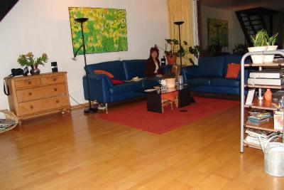 Sitting corner seen from the dining corner
