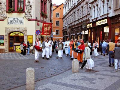 Hare Krishnas in Prague