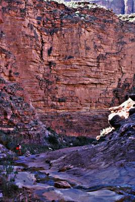 Hiking along Boucher Creek