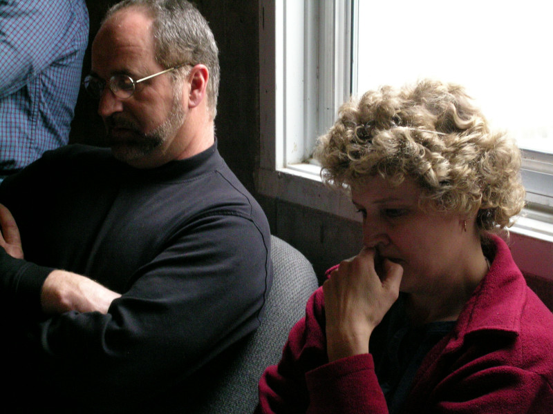 Listening to the playback....jpg