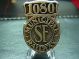 old cable car badge 1940's