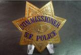 old style  sf commissioner  badge