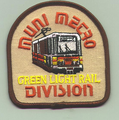 rare metro green light rail patch