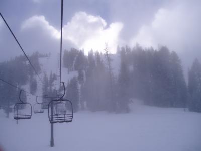 Empty lifts at bear in the PM.  Starting to clear on the Feb 7th.