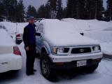 AM Febuary 7th.  Bear Vally Lodge; Tacoma warming up.