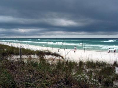 Destin Beach after a storm