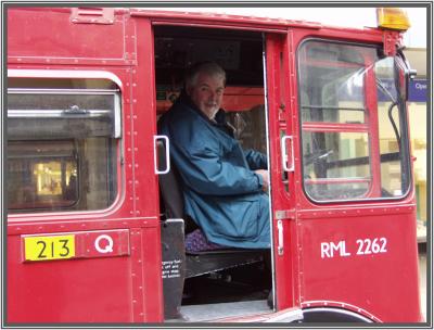 Driving a Routemaster Bus
