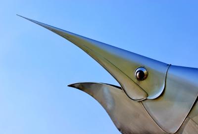 Sailfish sculpture