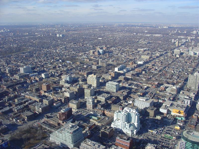 Toronto view from CN tower