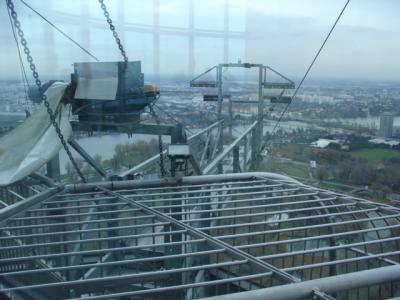 Bungee jumping platform on Donauturm tower