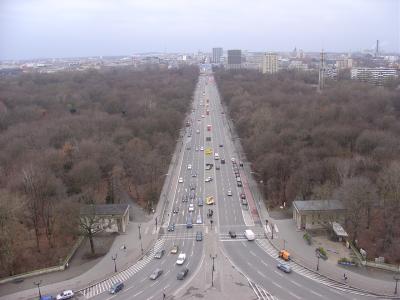 Berlin view from Siegessaule