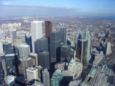 Toronto view from CN tower
