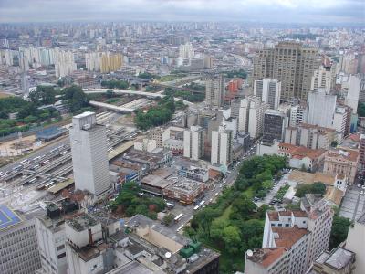 Sao Paulo view from Banespa