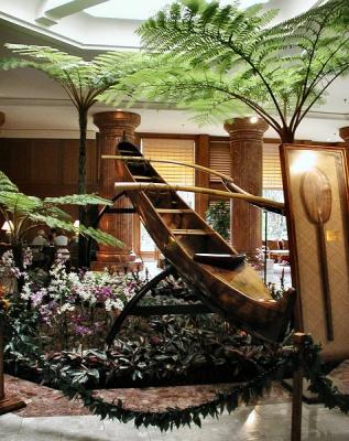 Hotel lobby of Kauai Marriott Resort