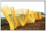 Yellow Straw Sculpture