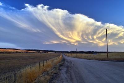 A Spring Storm Forms on the Plains