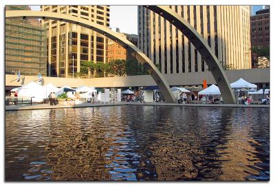 Arches over the pond