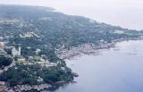 Aerial view Puerto Princesa City, provincial capital