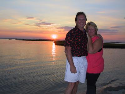 Good friends, Larry and Dawn
