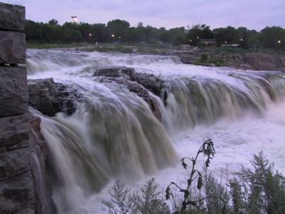 The falls at Sioux Falls, South Dakota