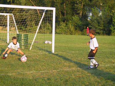 He blocks it!!