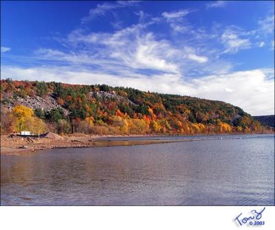 Devils Lake State Park in Fall